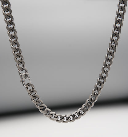 Titanhalskette Herren 7 mm, mattes Finish, 50 cm Länge
